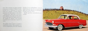Opel Rekord Modelprogram 1957 Carbrochure (9022)